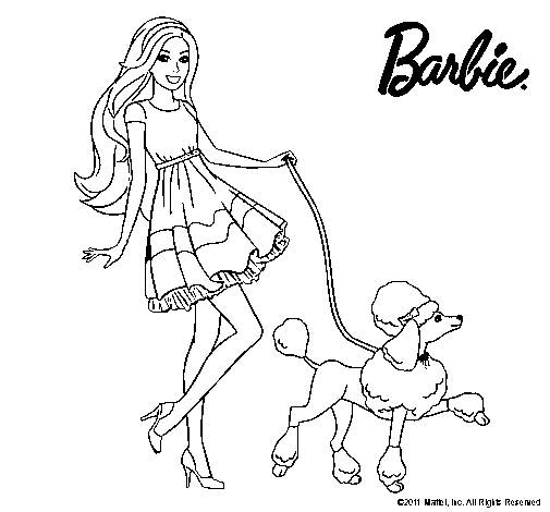 dibujos de barbie