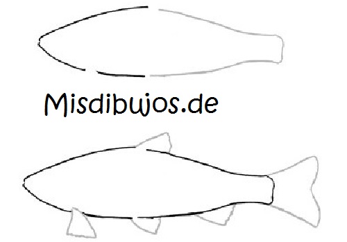 como dibujar peces 1
