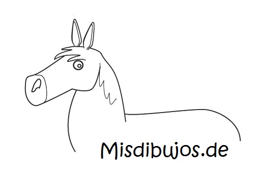 como dibujar un caballo 5