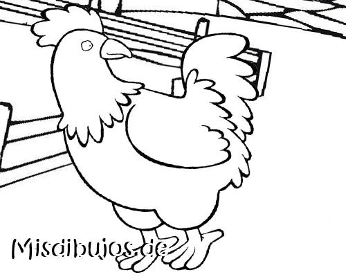 dibujos de gallinas