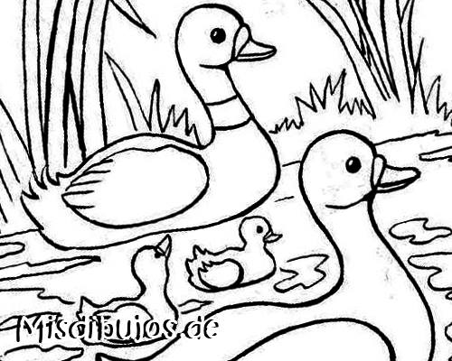 dibujos de patos