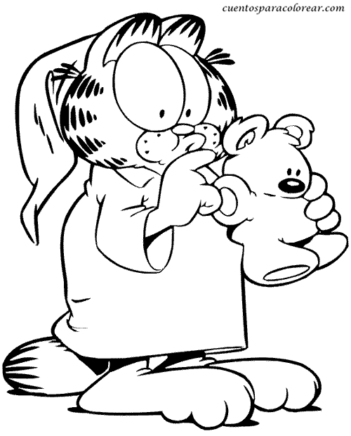 dibujos de Garfield 4
