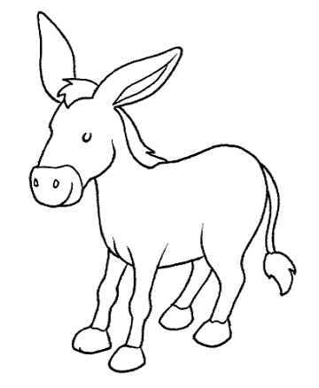 dibujos de burros