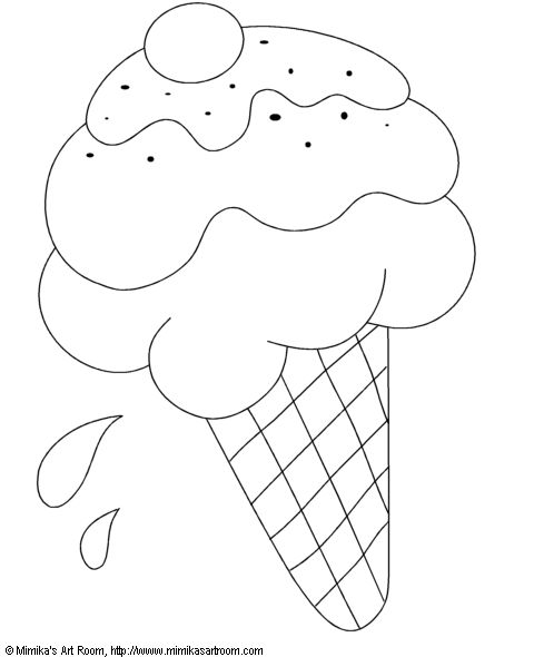 dibujos de helados